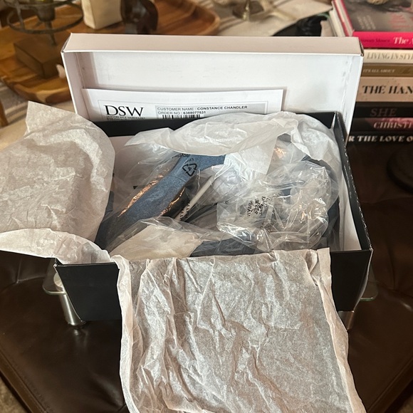 NINE WEST Bowy Dress Pump in Medium Blue Denim, Size 9.5 BNIB 🔥 - Picture 5 of 8